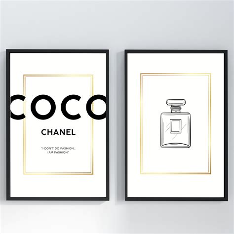 coco chanel picture frame|Coco Chanel quotes wall art.